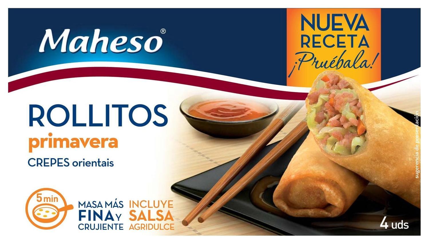 Rollitos de Primavera Maheso 4 Uds