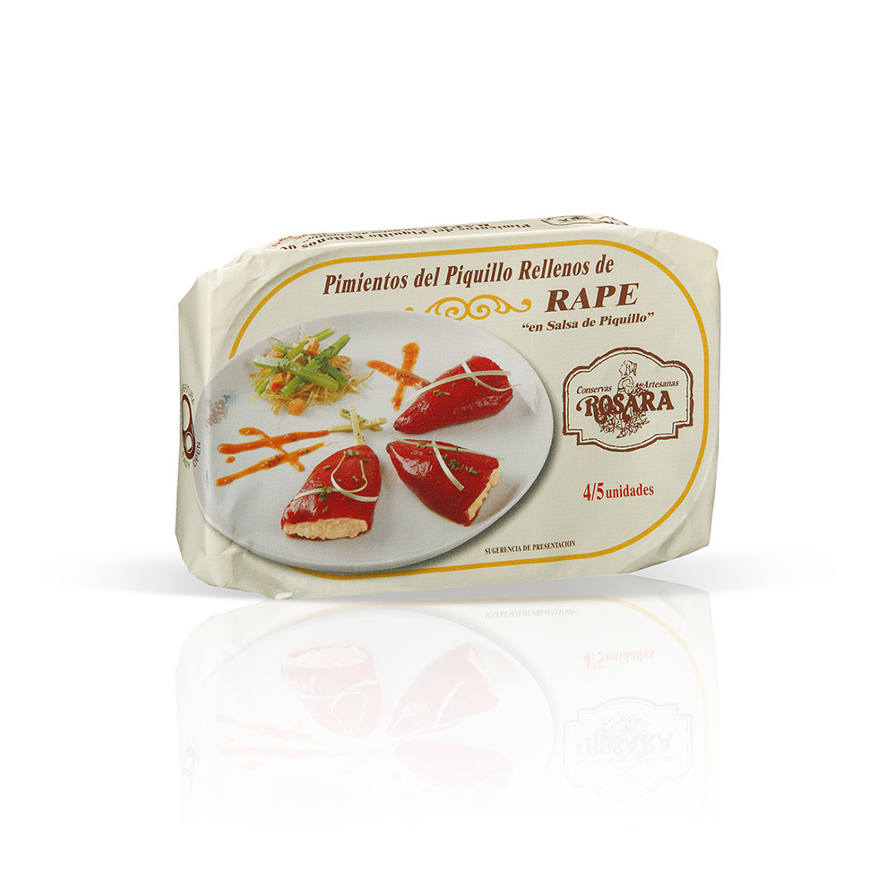 Pimientos del piquillo rellenos de rape ROSARA.