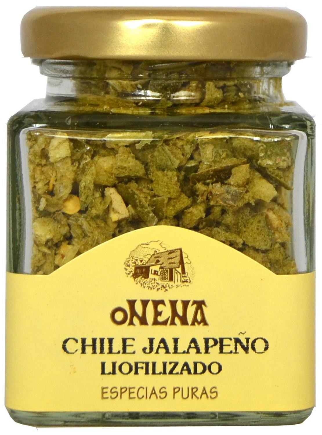 Chile jalapeño liofilizado ONENA.