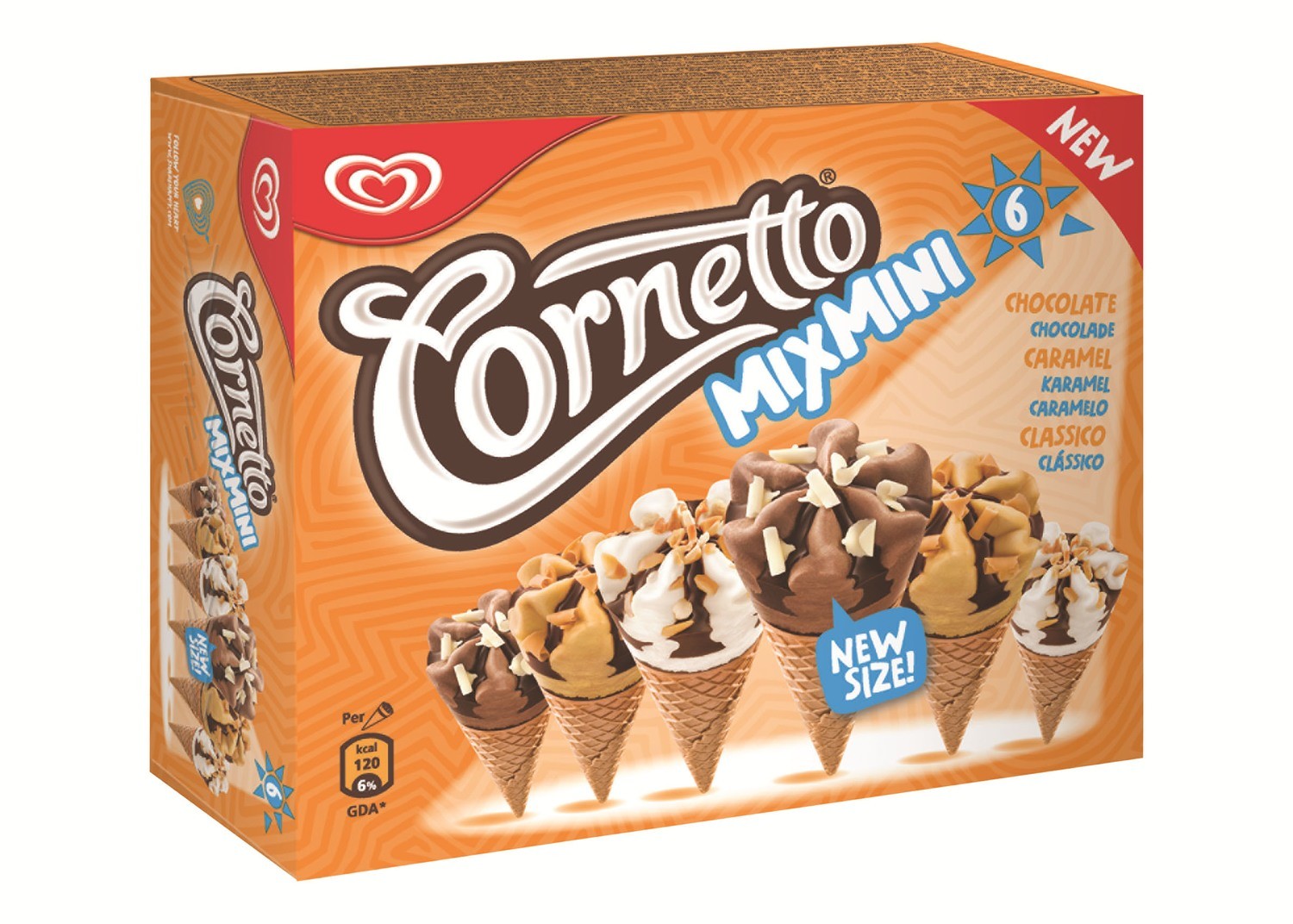 Cornetto Mini Mix Frigo 6 Uds