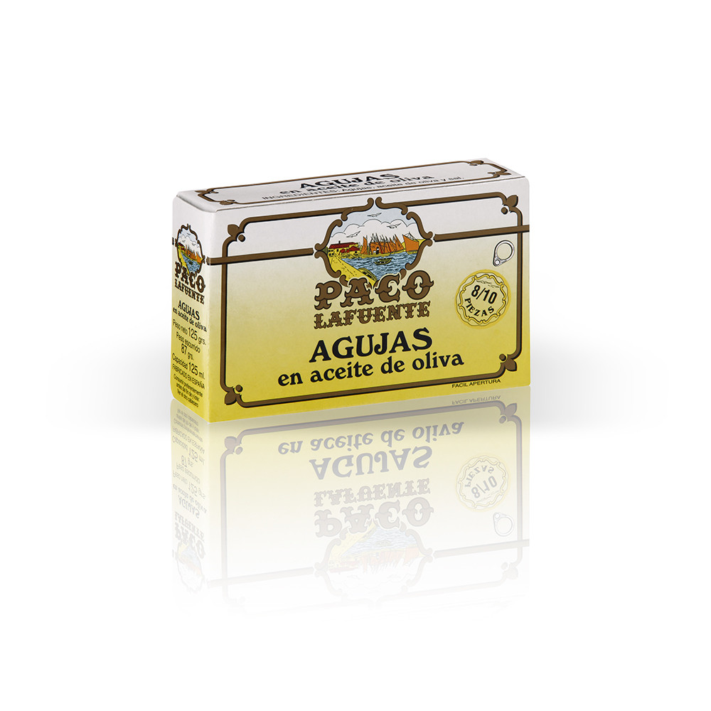 Agujas en aceite de oliva PACO LAFUENTE (8-10 piezas).
