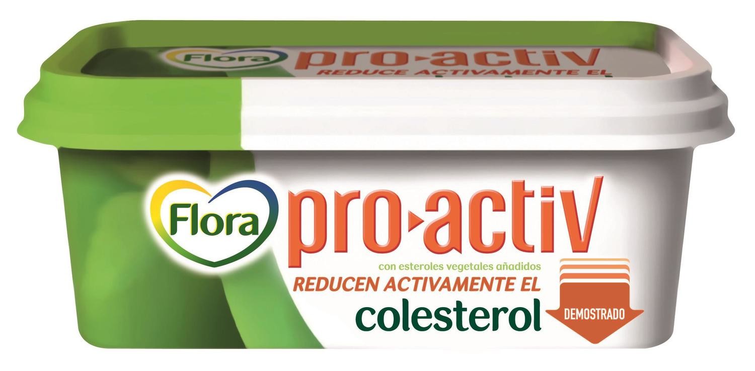 Margarina FLORA PRO-ACTVIV reduce el colesterol.