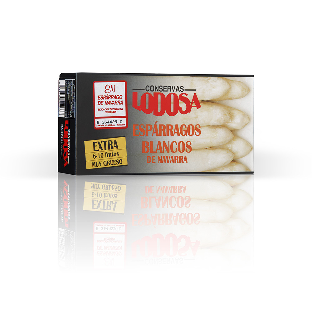 Espárragos blancos de Navarra LODOSA (6-10 frutos).