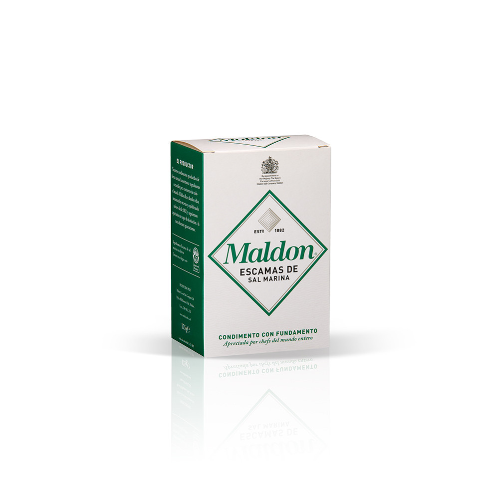 Escamas de sal marina MALDON (125 gramos).