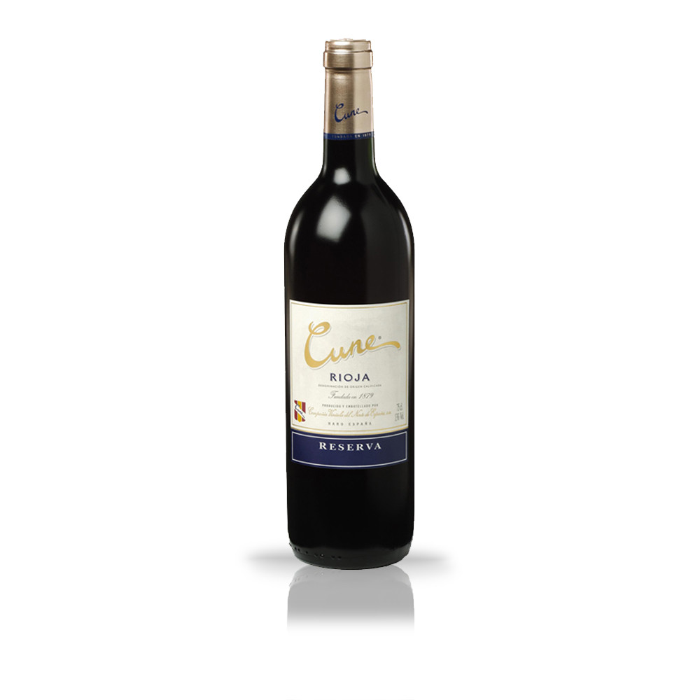 Vino tinto reserva D.O. Rioja CUNE, 75 cl.