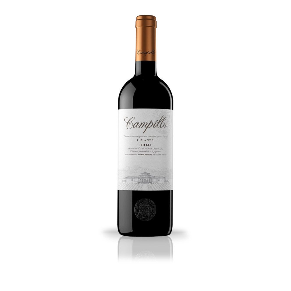 Vino tinto crianza D.O. Rioja CAMPILLO, 75 cl.