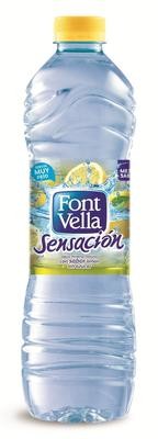 Agua con sabor a limón SENSACIÓN de FONT VELLA.