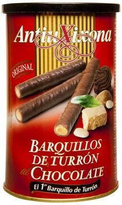 Barquillos de Turrón Chocolate Antiu Xixona