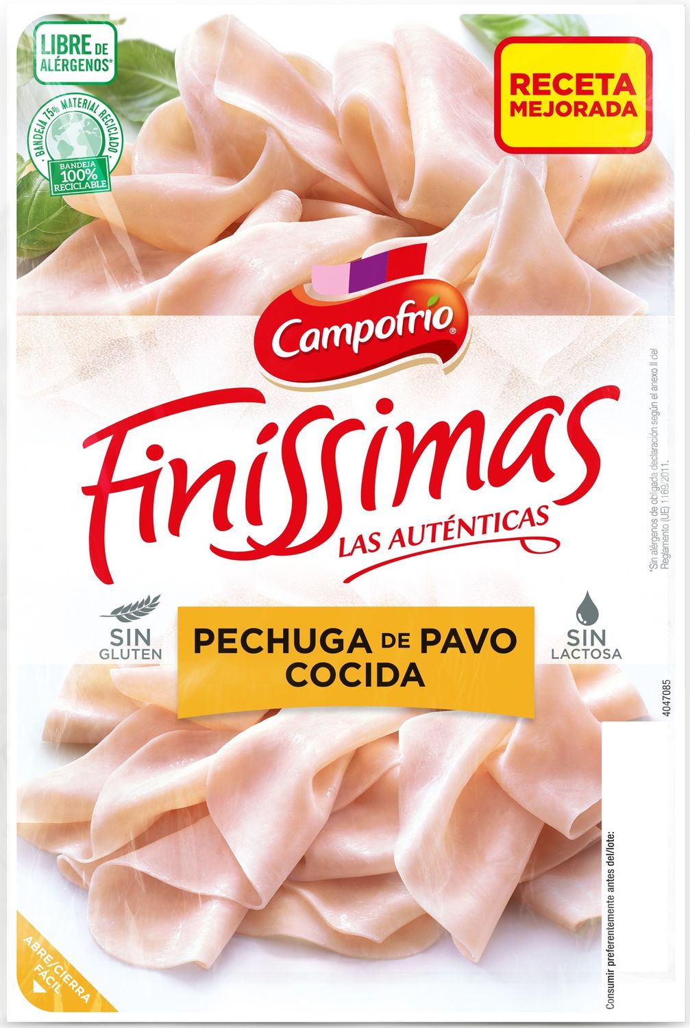 Finissimas de pechuga de pavo CAMPOFRÍO 115 g.