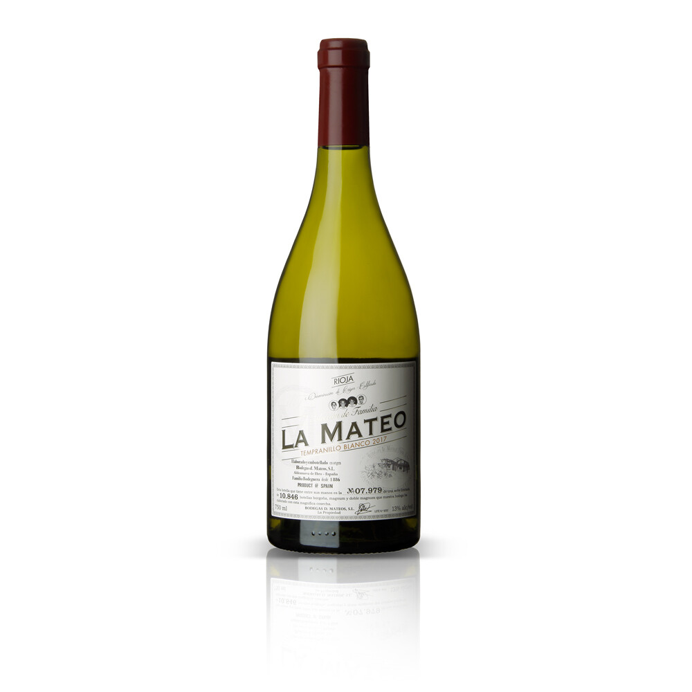Vino blanco D.O. Rioja LA MATEO, 75 cl.