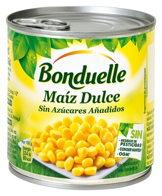 Maíz dulce sin azúcares añadidos BONDUELLE.