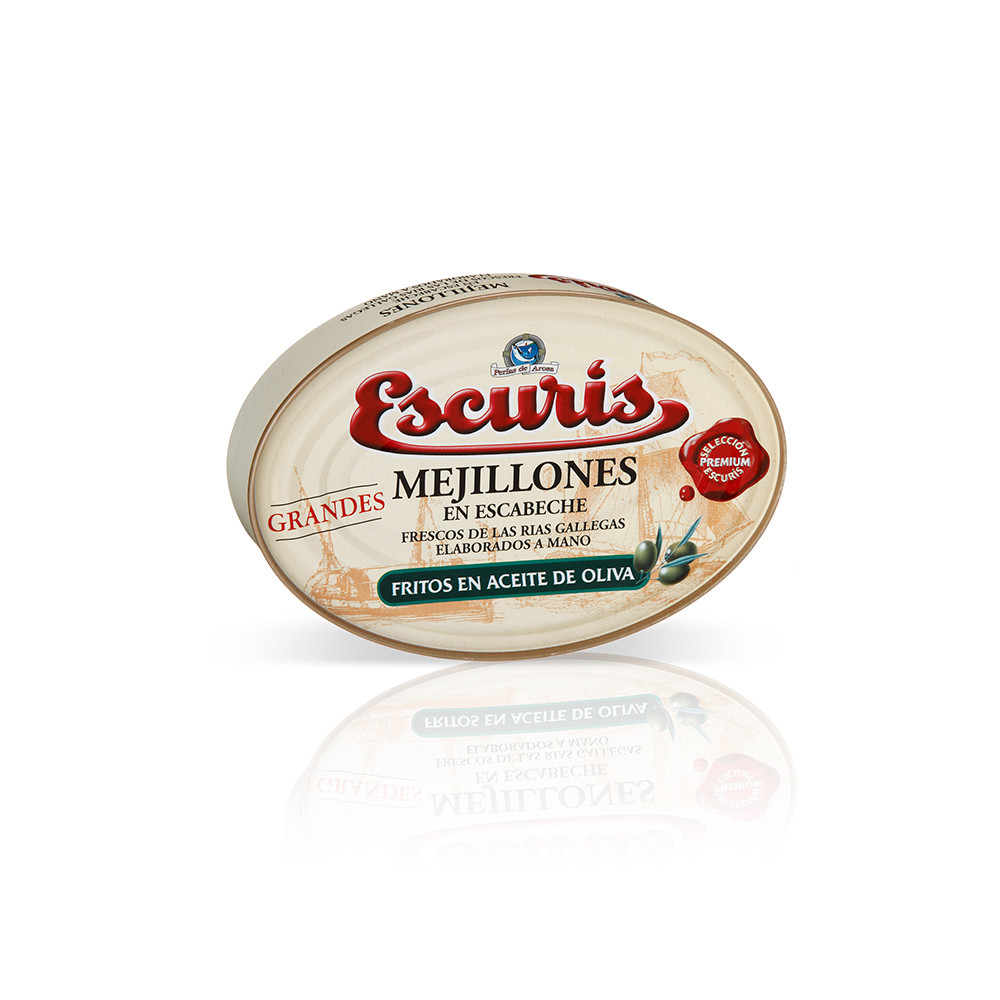 Mejillones en escabeche grandes ESCURIS 360 g