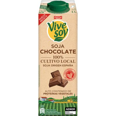 Bebida de soja con chocolate VIVESOY 1 l.