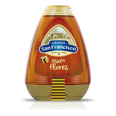 Miel milflores de GRANJA SAN FRANCISCO, bote de 425 g.