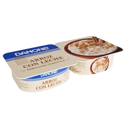 Arroz con leche DANONE 2x130 g.