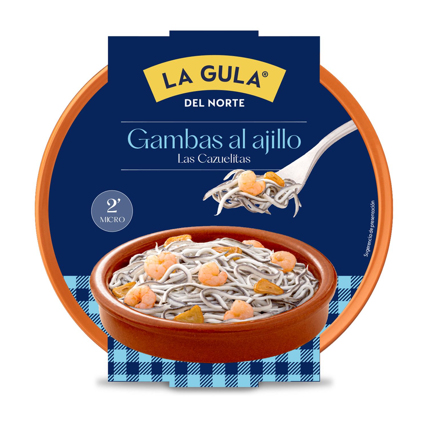 Gulas al ajillo con gambas LA GULA DEL NORTE 230 g.
