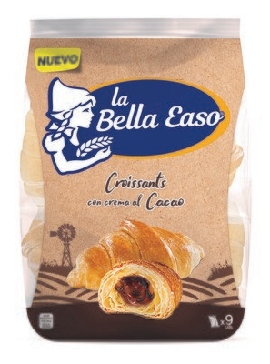 Croissants con crema al cacao LA BELLA EASO 9 Ud.