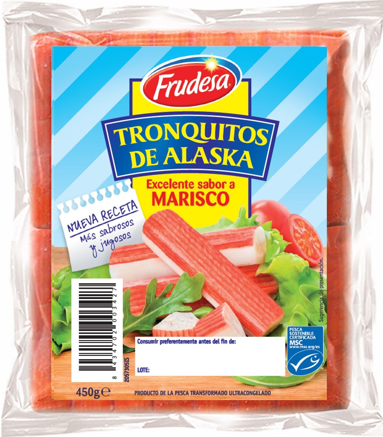 Tronquitos de Alaska FRUDESA 450 g.