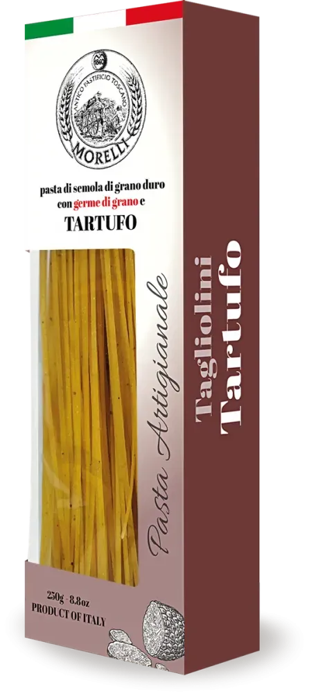 Tagliolini con germen de trigo y trufa MORELLI 250 g.