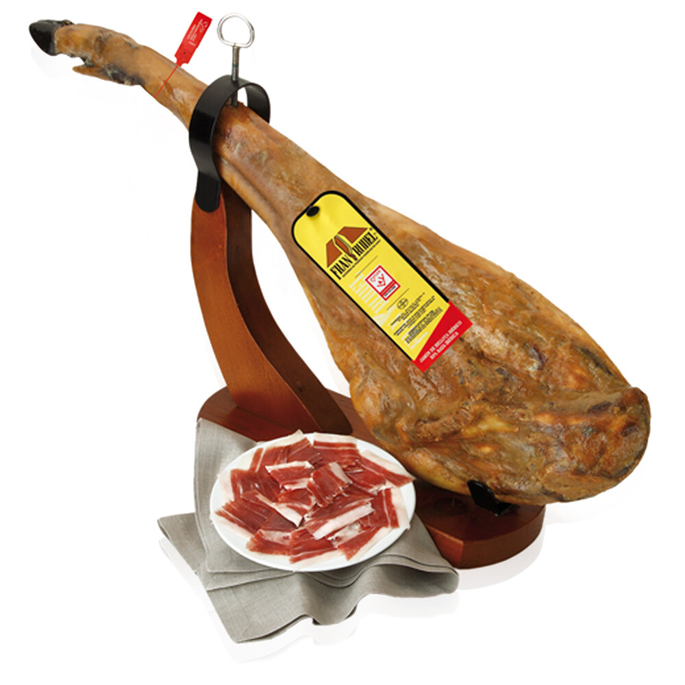 Jamón 50% ibérico de bellota al corte FRAN RODEL.