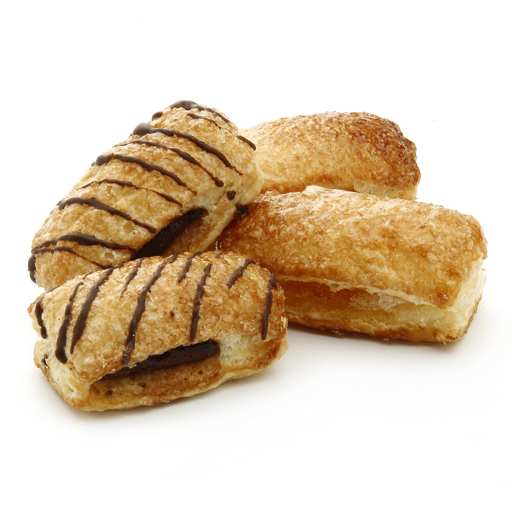 4 caprichos de chocolate o manzana.