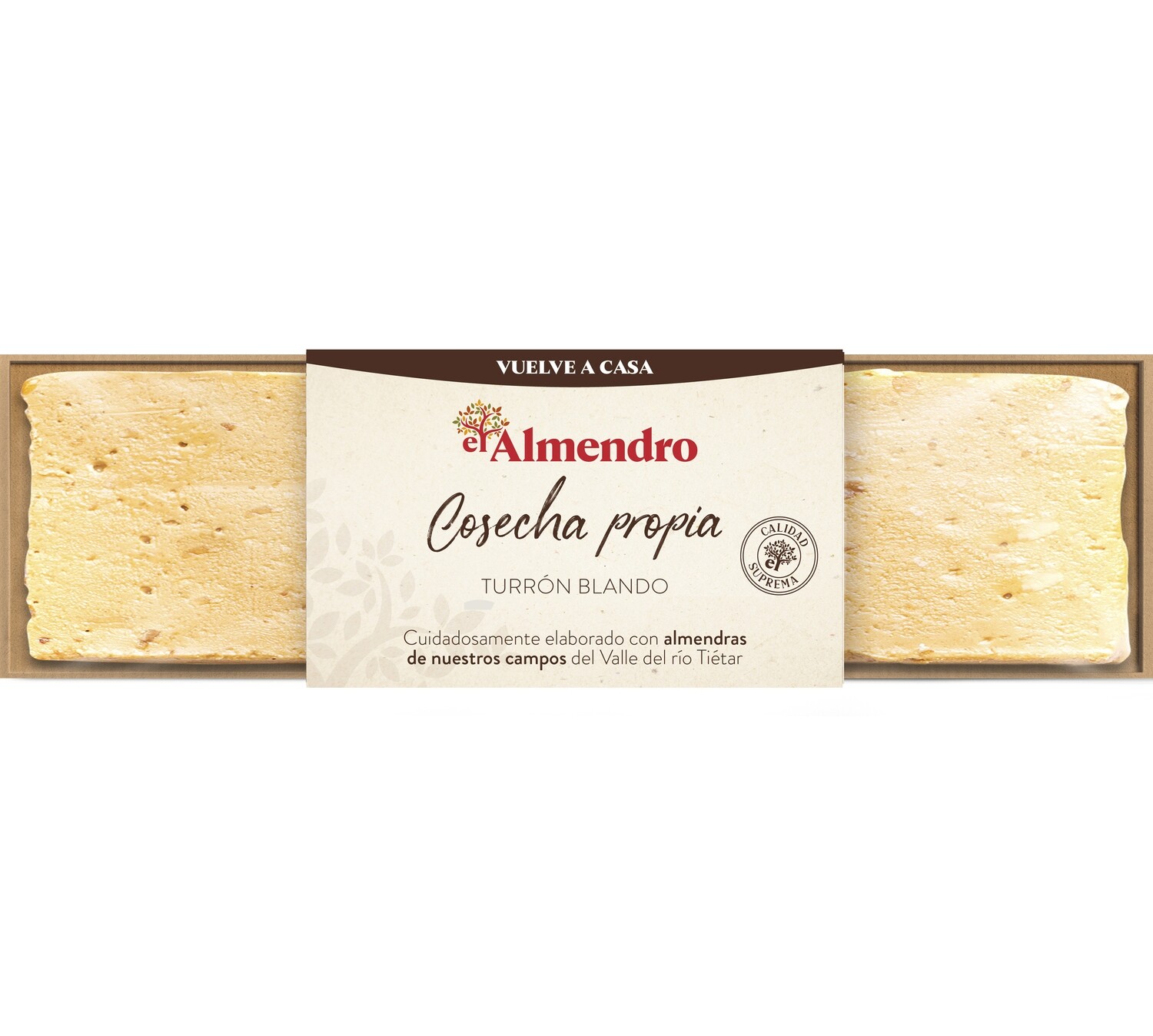 Turrón blando cosecha propia EL ALMENDRO 300 g.