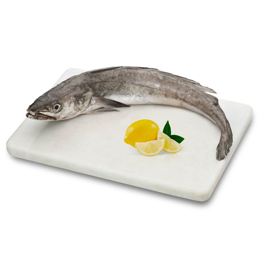 Colas de merluza de pincho del Cantábrico.