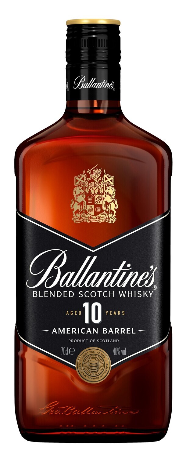 Whisky 10 años BALLANTINE´S 70 cl.