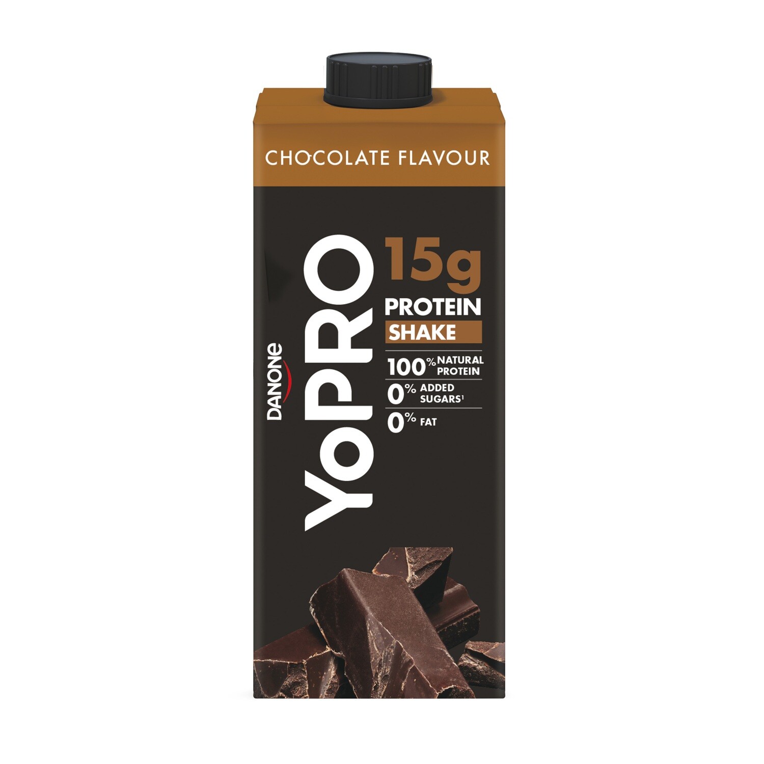 Yogur líquido con proteínas 15 g. YOPRO chocolate 250 ml.