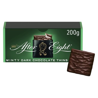 After eight láminas de chocolate negro NESTLÉ 200 g.