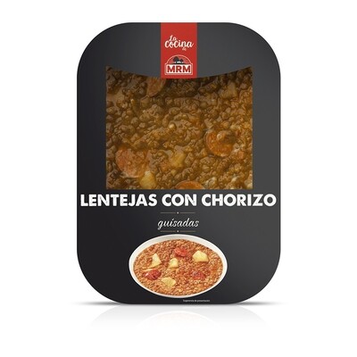 Lentejas con chorizo M.R.M. 250 g.
