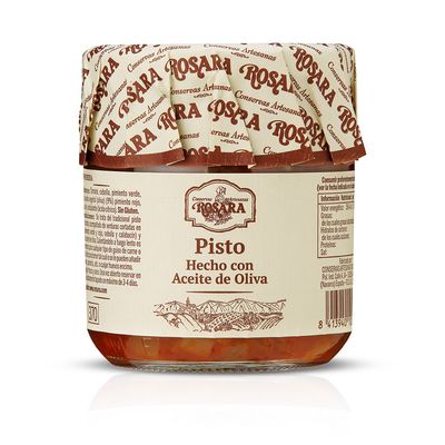 Pisto con aceite de oliva ROSARA 370 g.