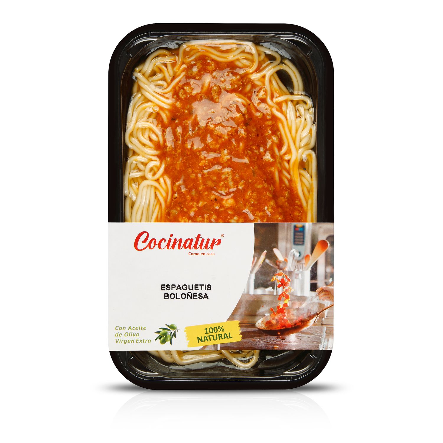 Espaguetis boloñesa COCINATUR 350 g.