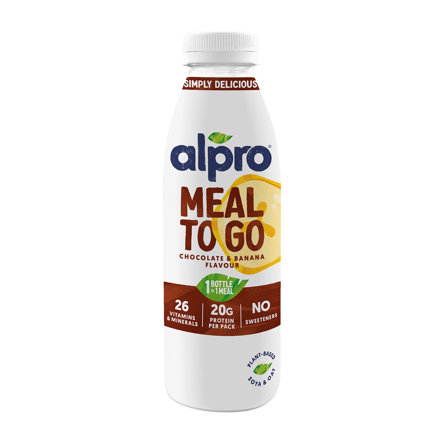 ALPRO bebible chocolate y plátano de DANONE 500 ml.