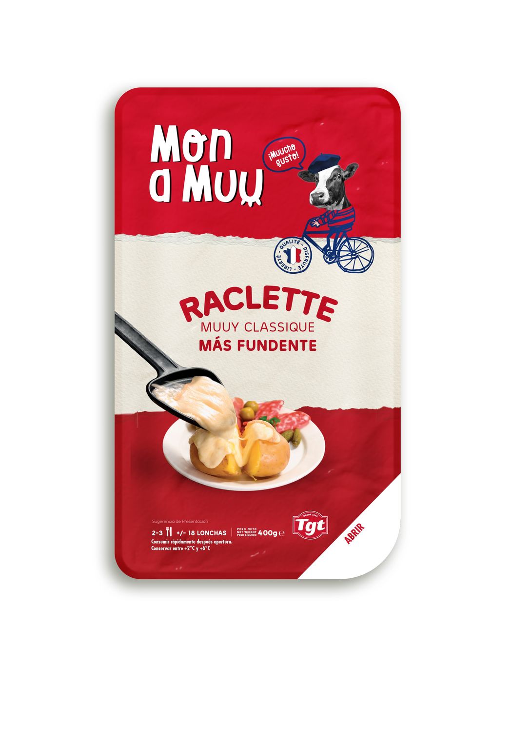 Queso raclette MON A MUU 400 g.
