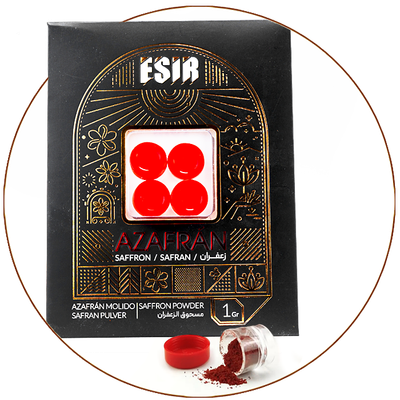 Azafrán molido ESIR 1 g.
