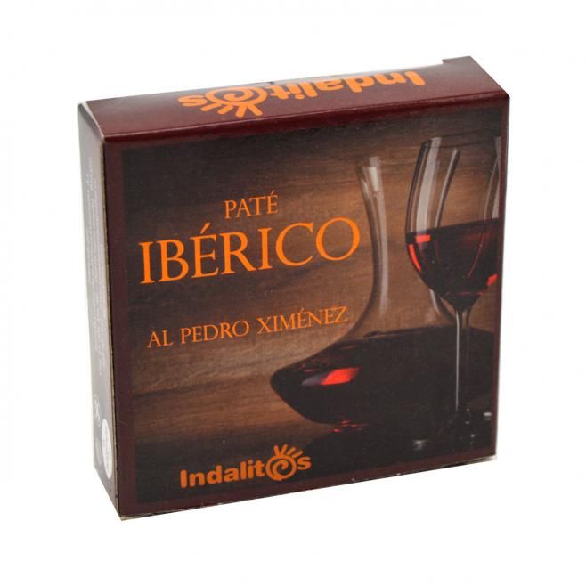 Paté ibérico al Pedro Ximénez y pasas INDALITOS 70 g.