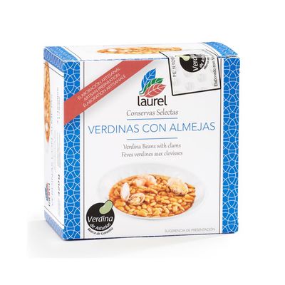 Verdinas con almejas CONSERVAS SELECTAS LAUREL 420 g.