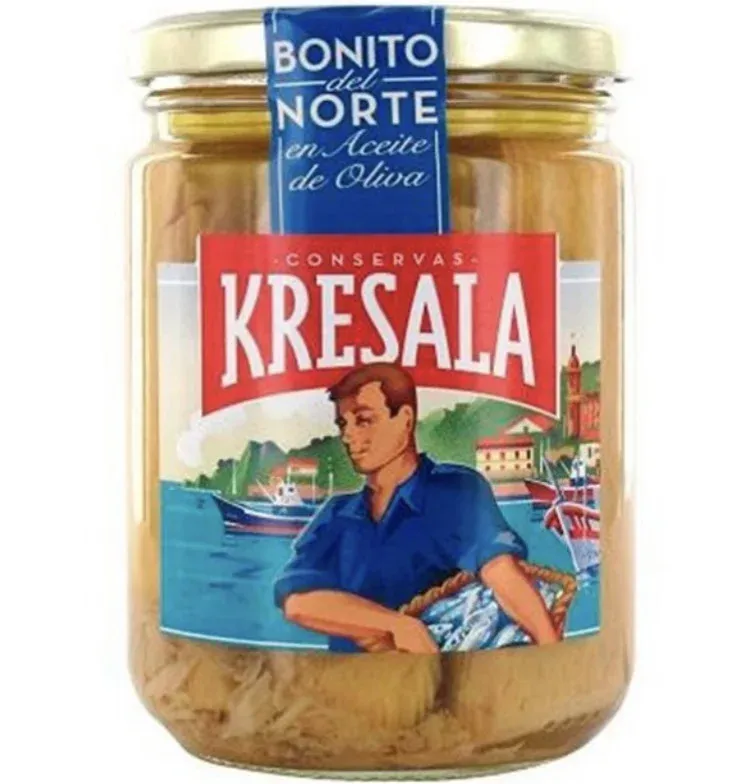 Bonito del Norte en aceite de oliva CONSERVAS KRESALA 400 g.