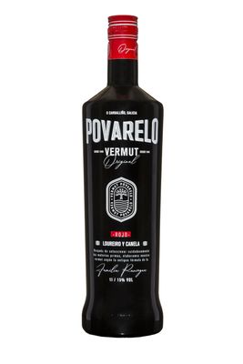 Vermut gallego premium rojo POVARELO 1 lt.