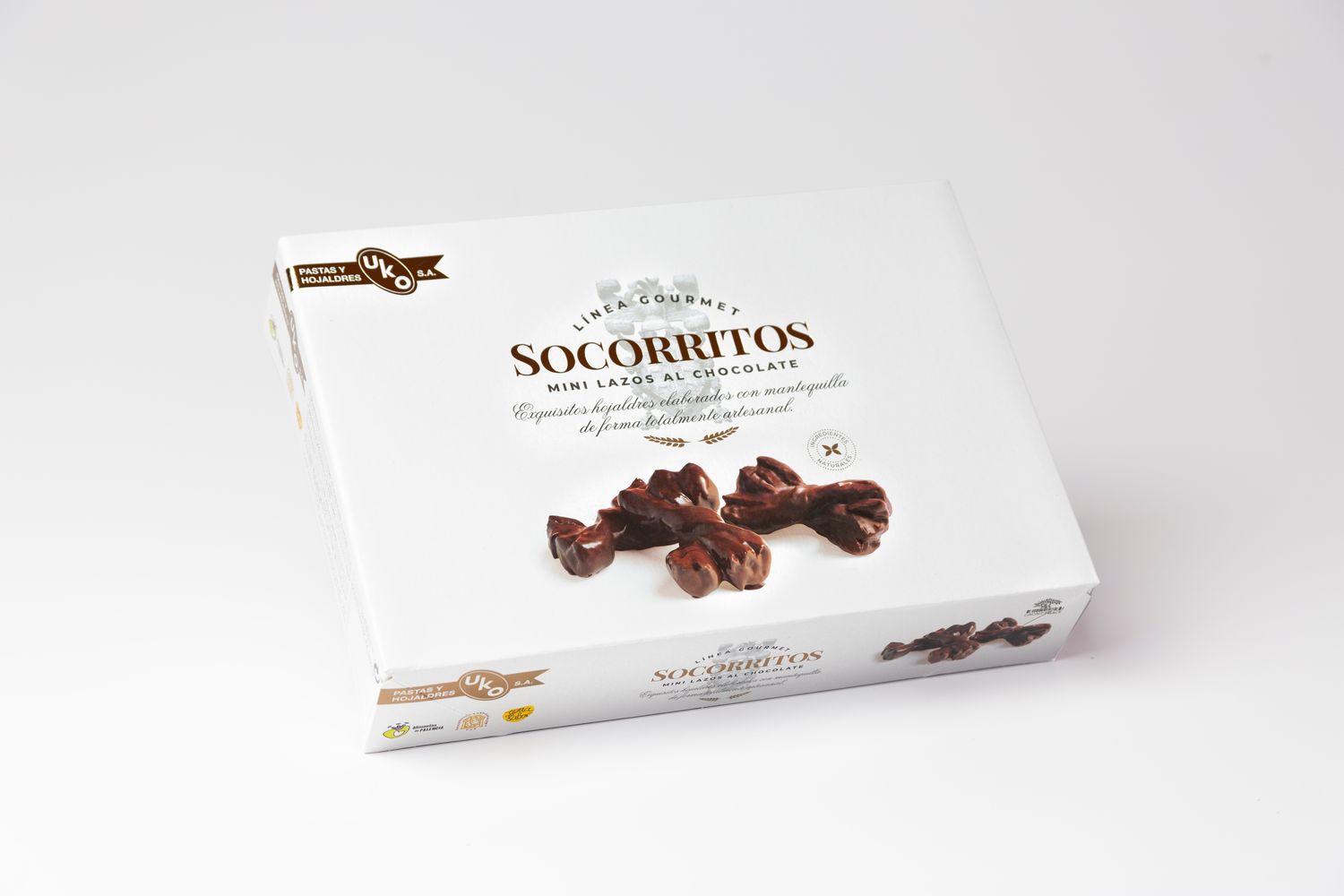Socorritos mini lazos chocolate UKO 300 g.