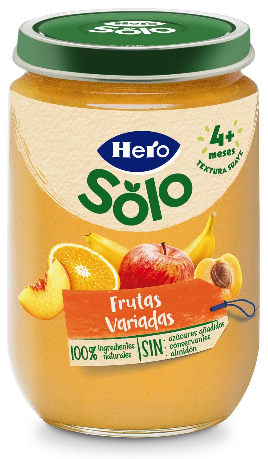 Potito frutas variadas HERO 190 g.