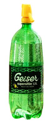 Agua de soda supersifón GEISER 1.5 Lt.