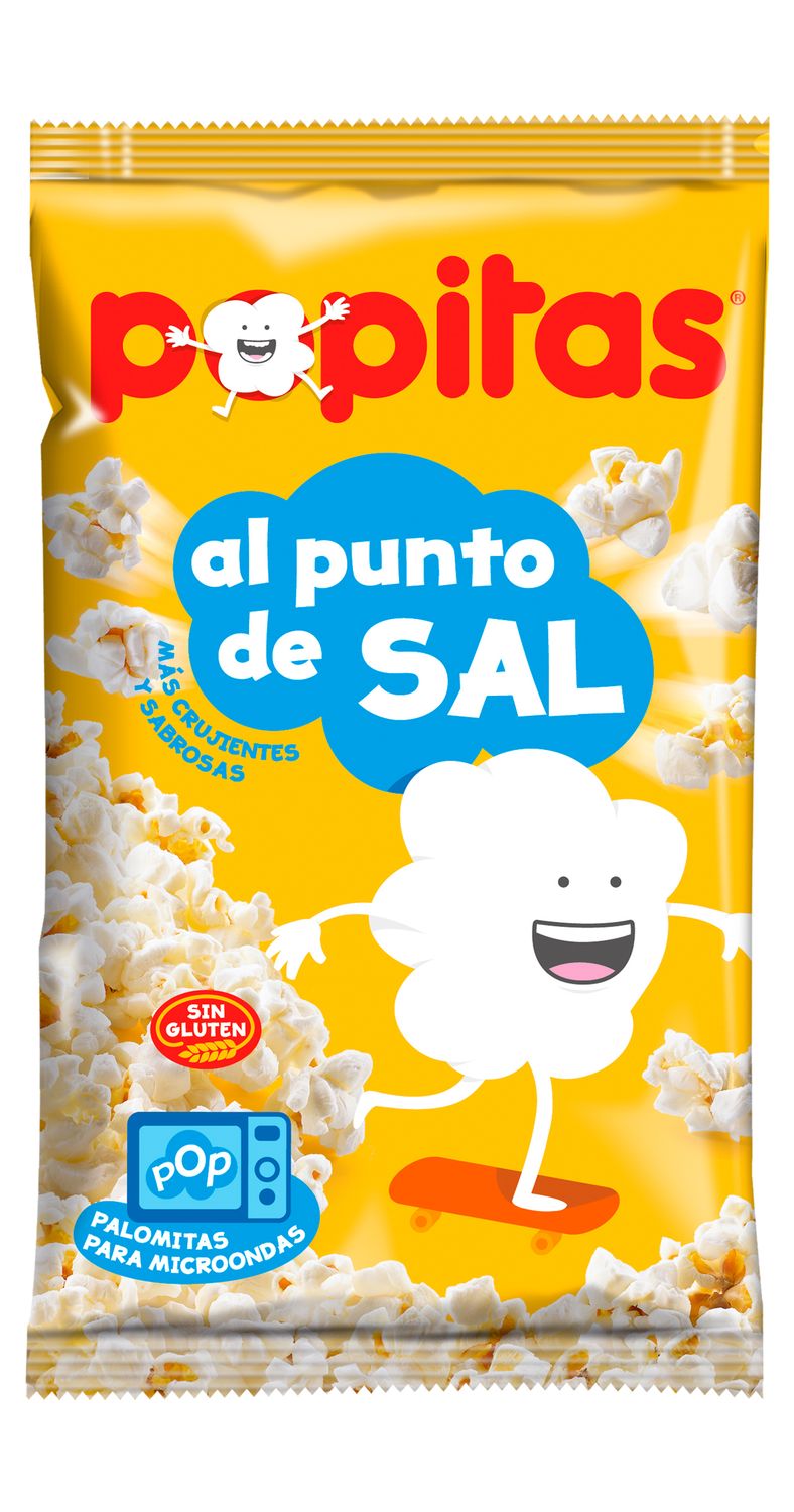 Palomitas al punto de sal POPITAS 100 g.