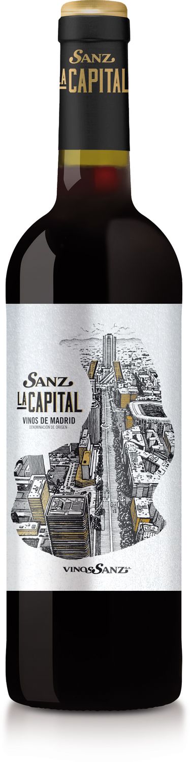 Vino tinto D. O. Madrid SANZ LA CAPITAL 75 cl.