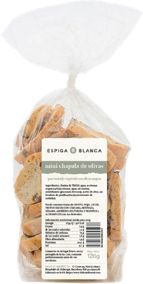 Mini chapata de olivas ESPIGA BLANCA 120 g.