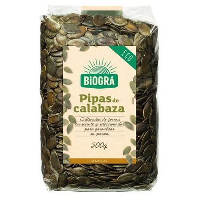 Pipas de calabaza BIOGRÁ 500 g.