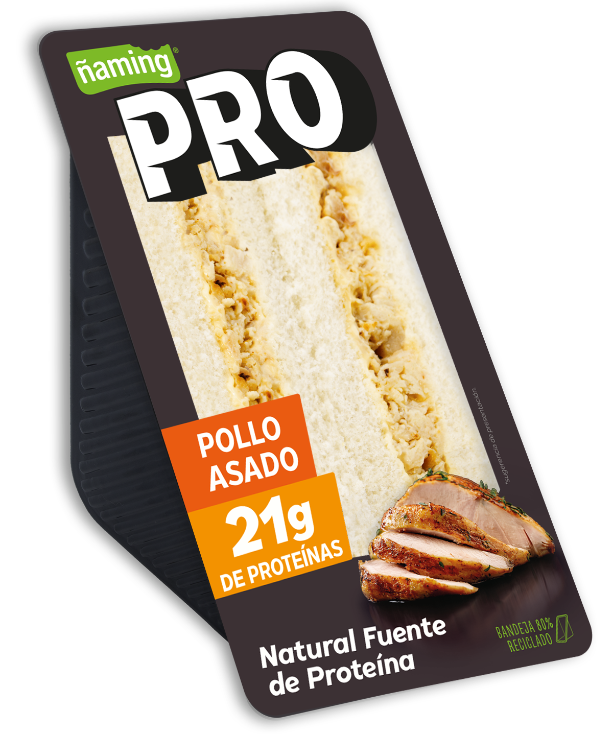Sandwich pollo asado ÑAMING 175 g.