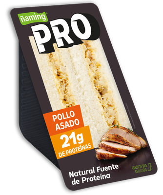 Sandwich pollo asado ÑAMING 175 g.