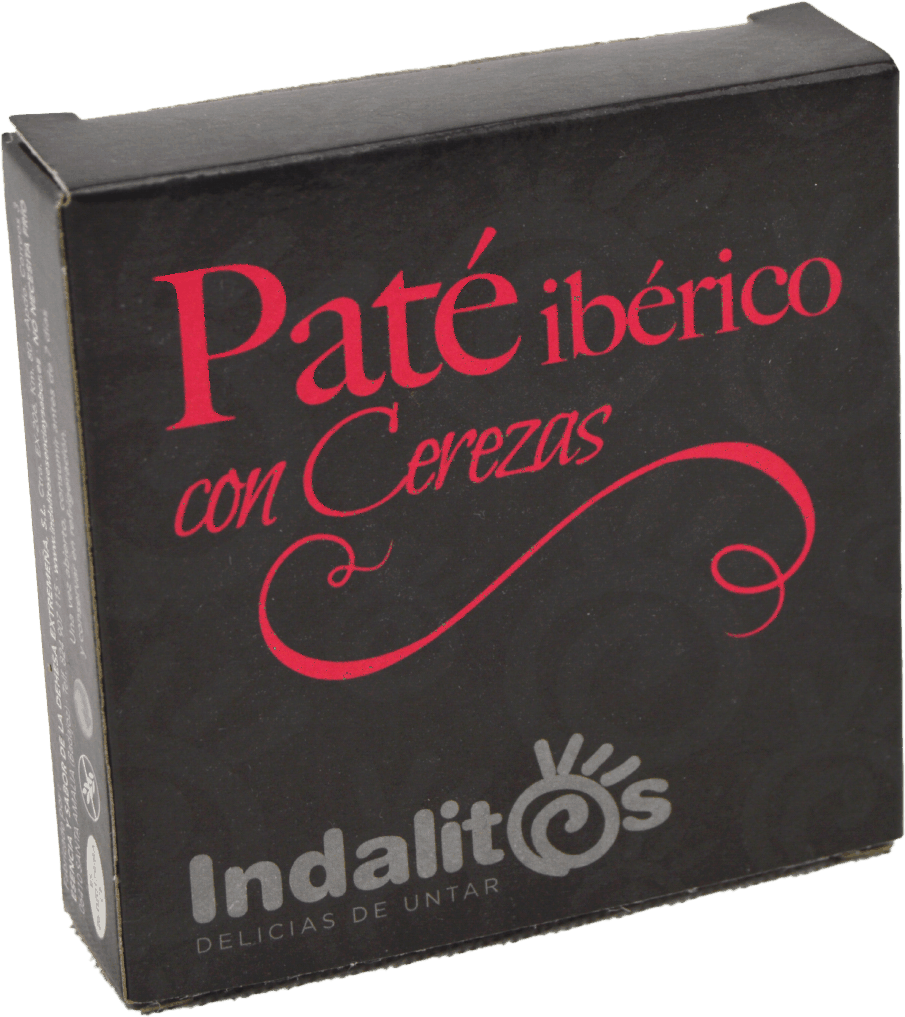Paté ibérico con cerezas INDALITOS 70 g.